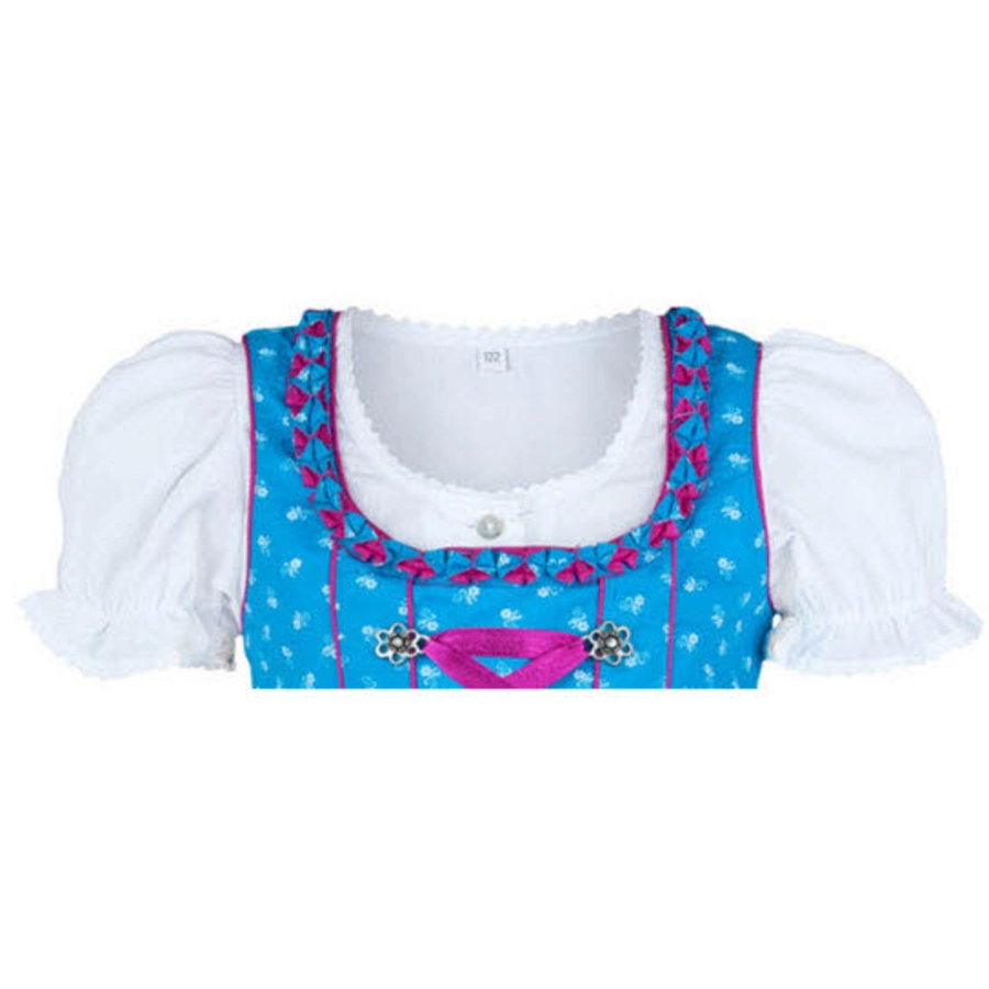 Nübler Kinderdirndl 3-teilig Emilia Türkis