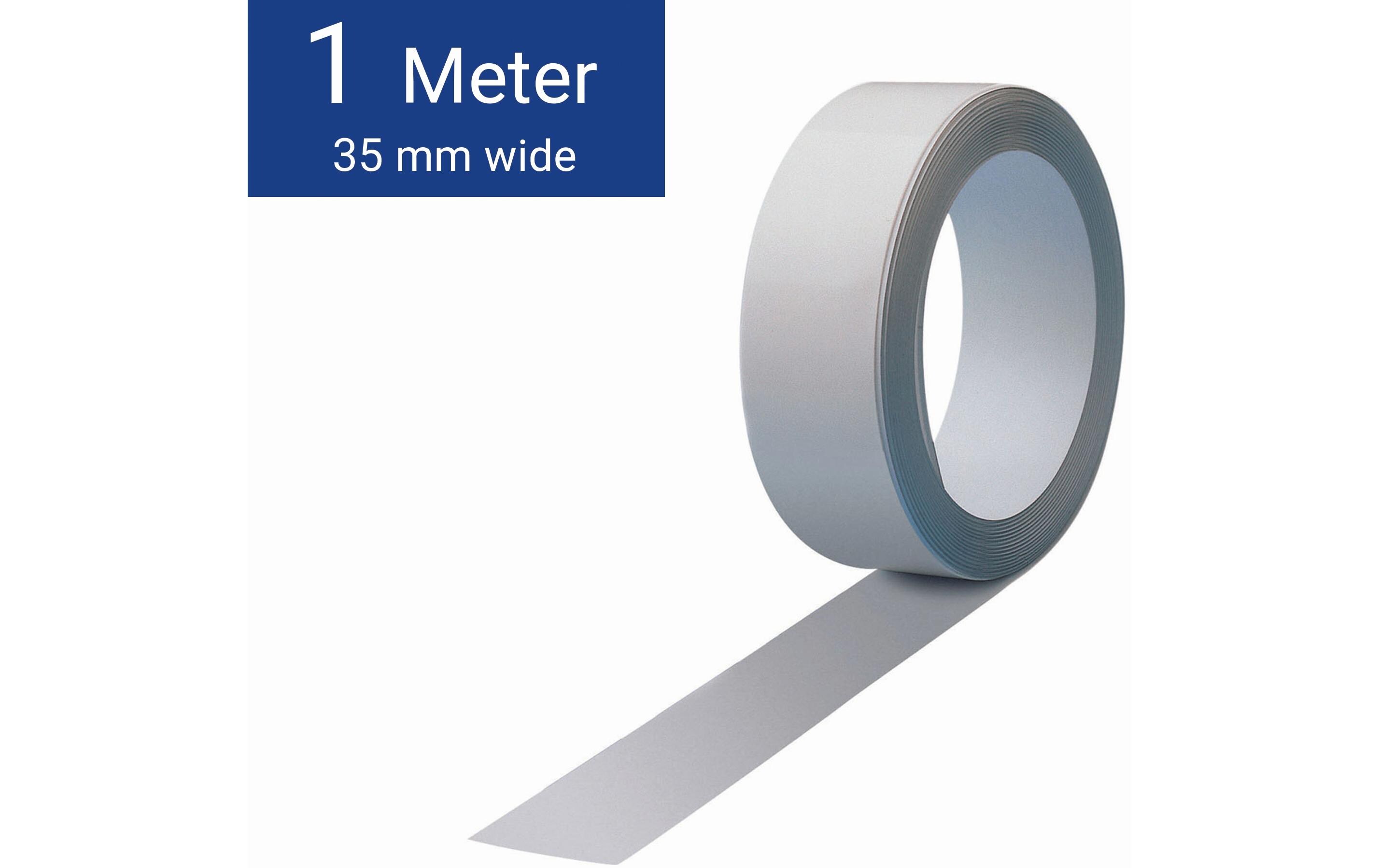 Magnetband 35 mm x 1 m, WeissFerroband
