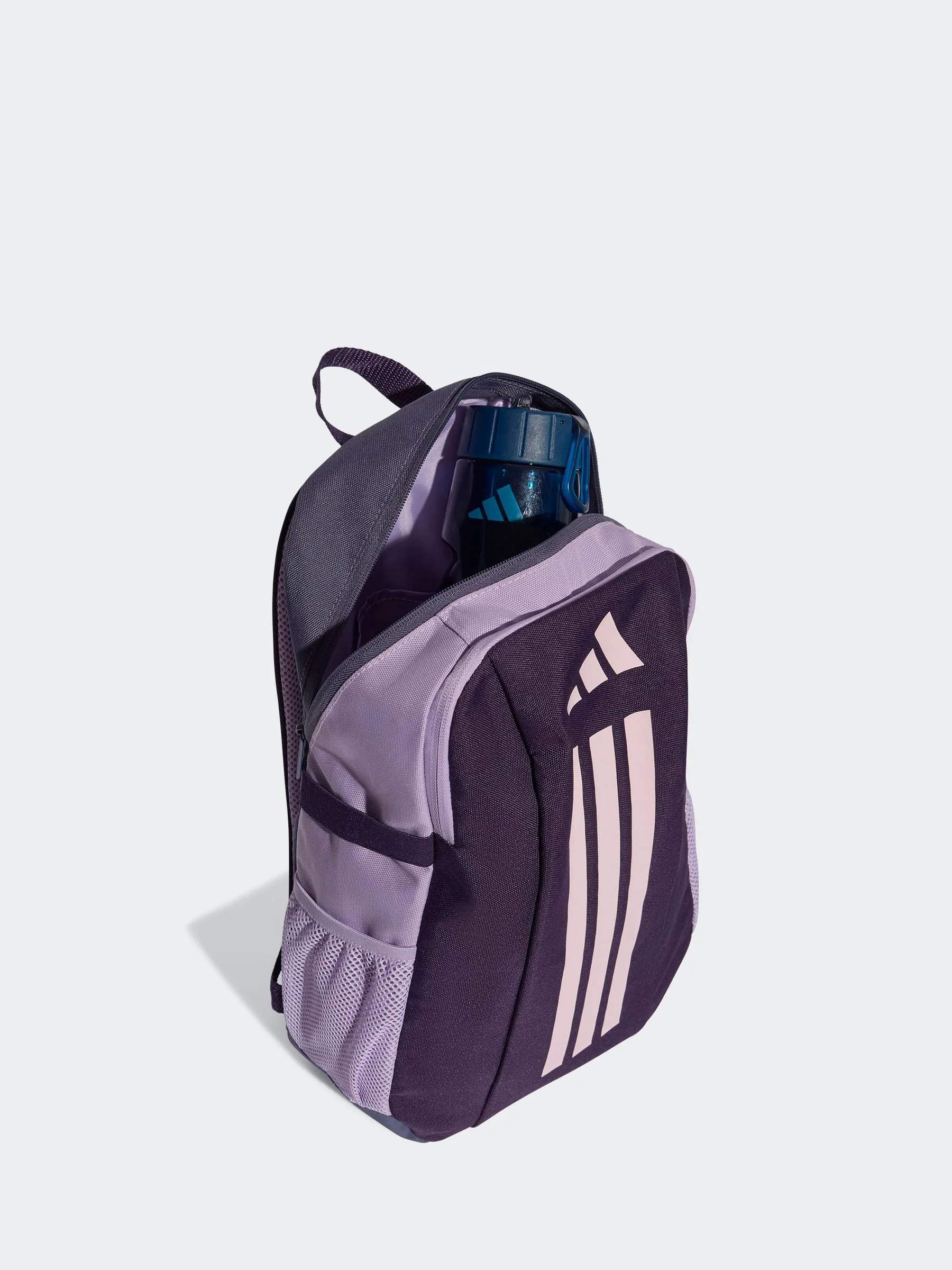 Paars - adidas Kids 3 Stripe Backpack