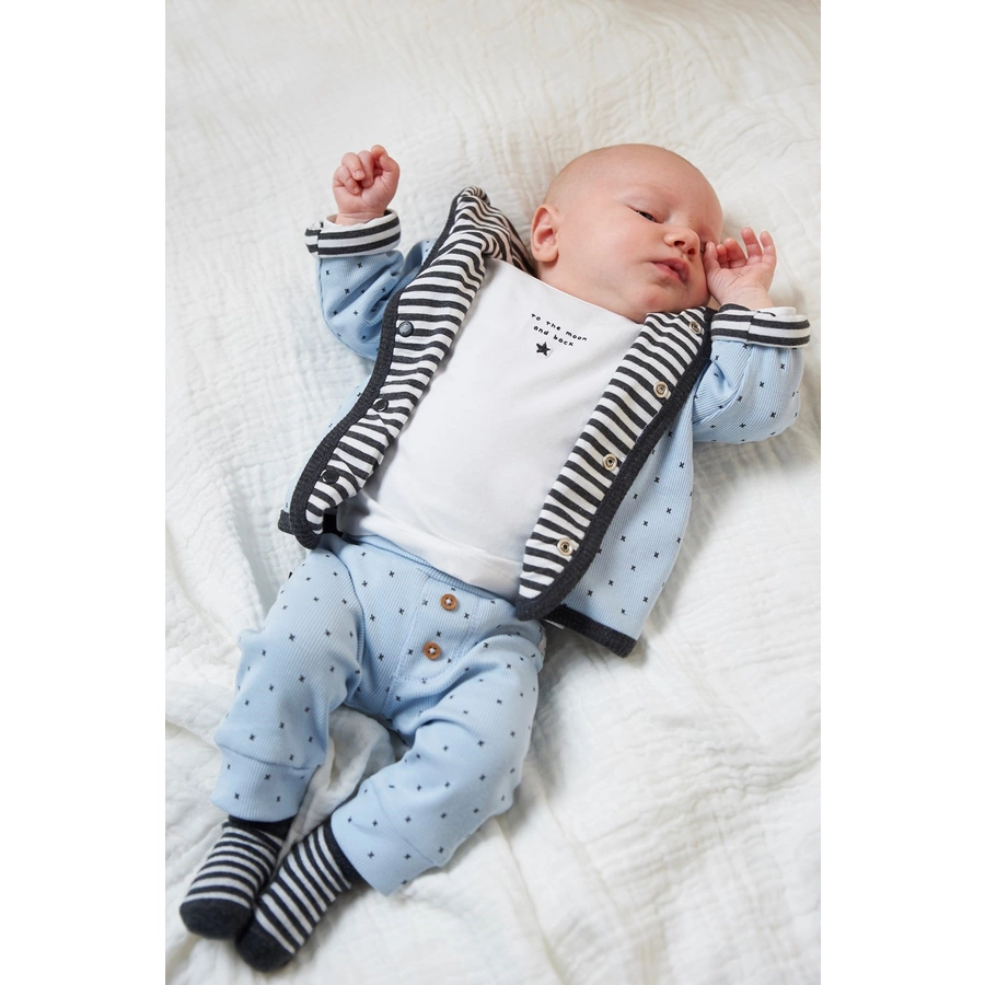 Feetje Hose Mini Person blau
