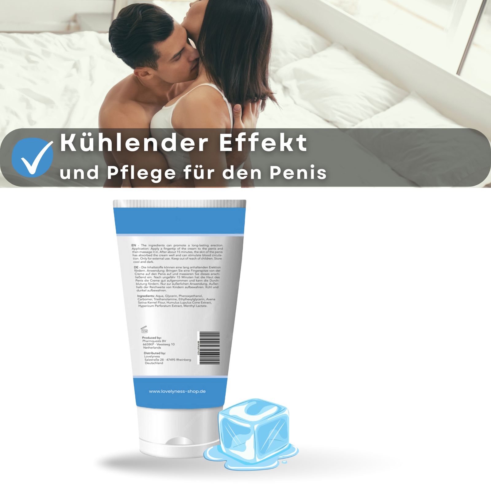 Lovelyness - Erektionscreme mit Kühleffekt