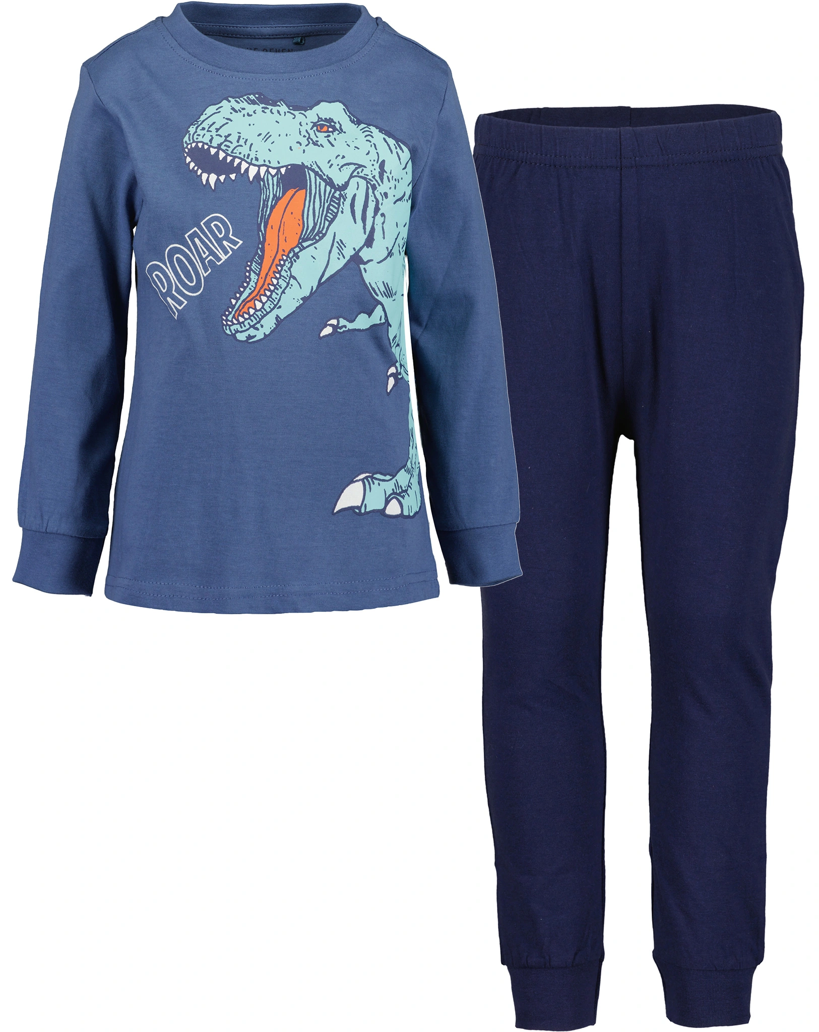 Schlafanzug lang ROAR in jeansblau