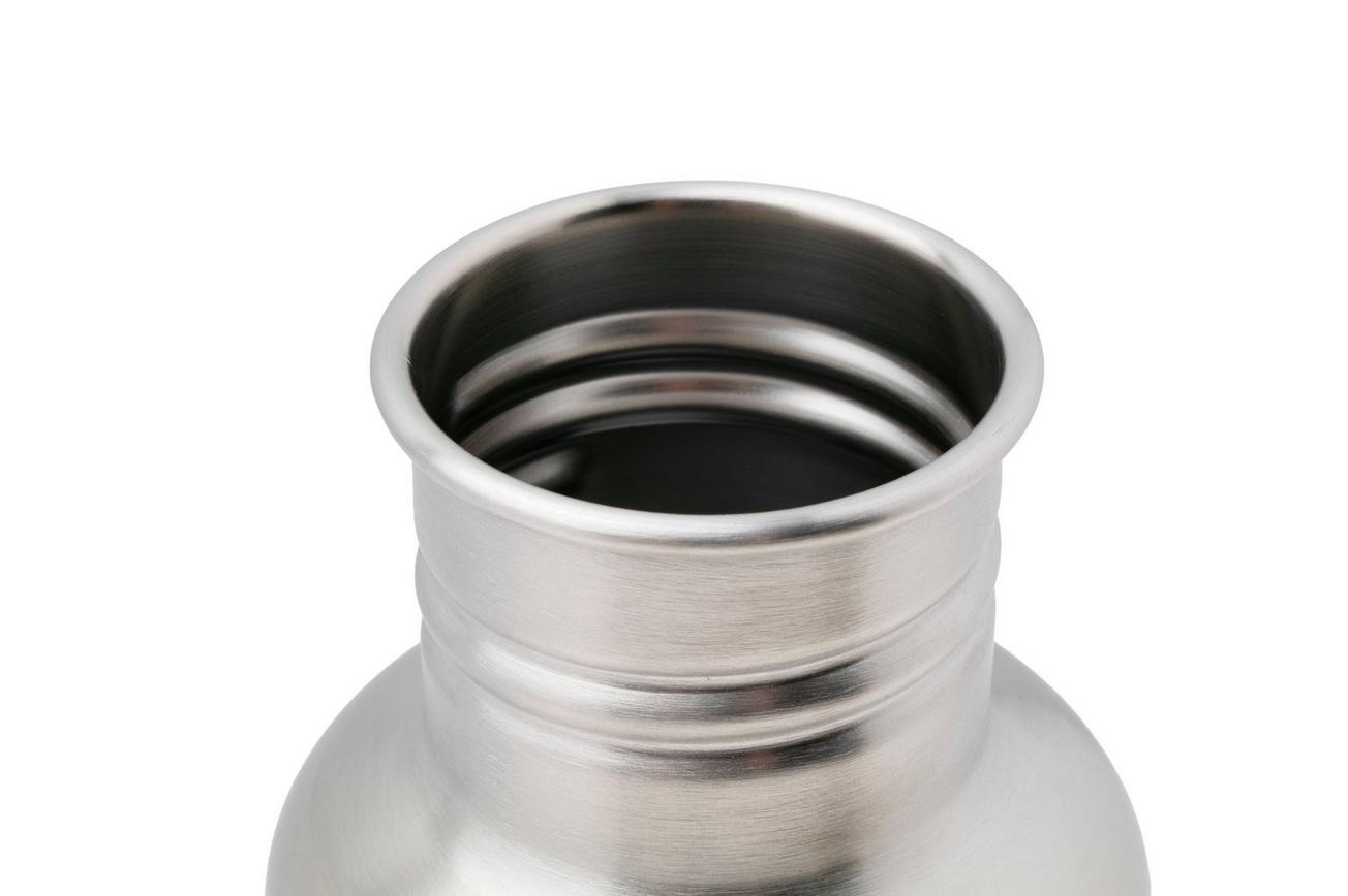 Klean Kanteen Classic Water Bottle 1011192 Brushed Stainless, Flip Seal Sport Cap, drinkfles, 800 ml
