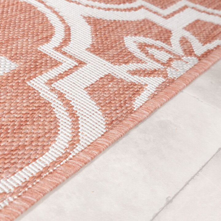 Buitenkleed - Rio Flower Roze