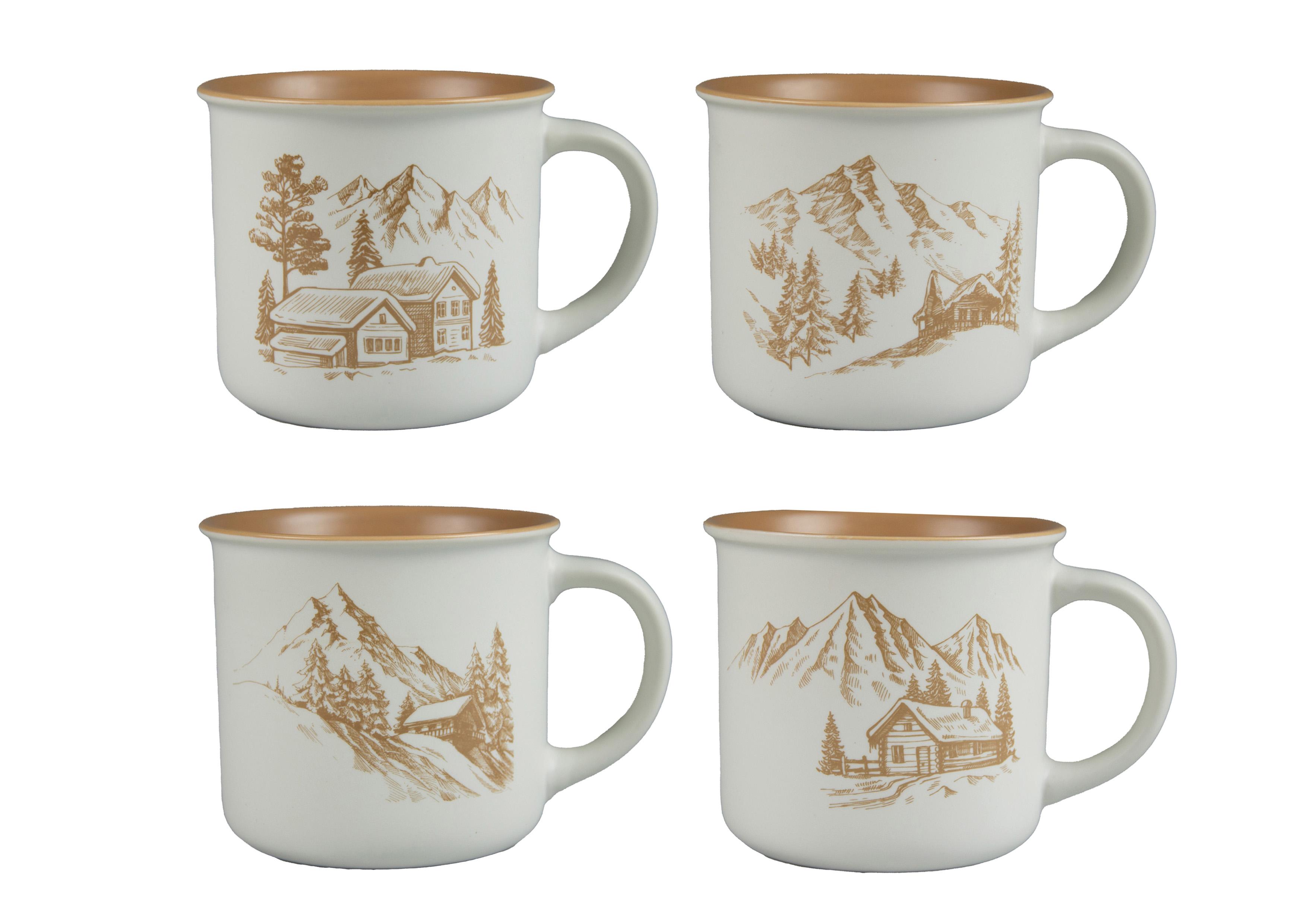 MUG CHALET PORCELAINE 35CL