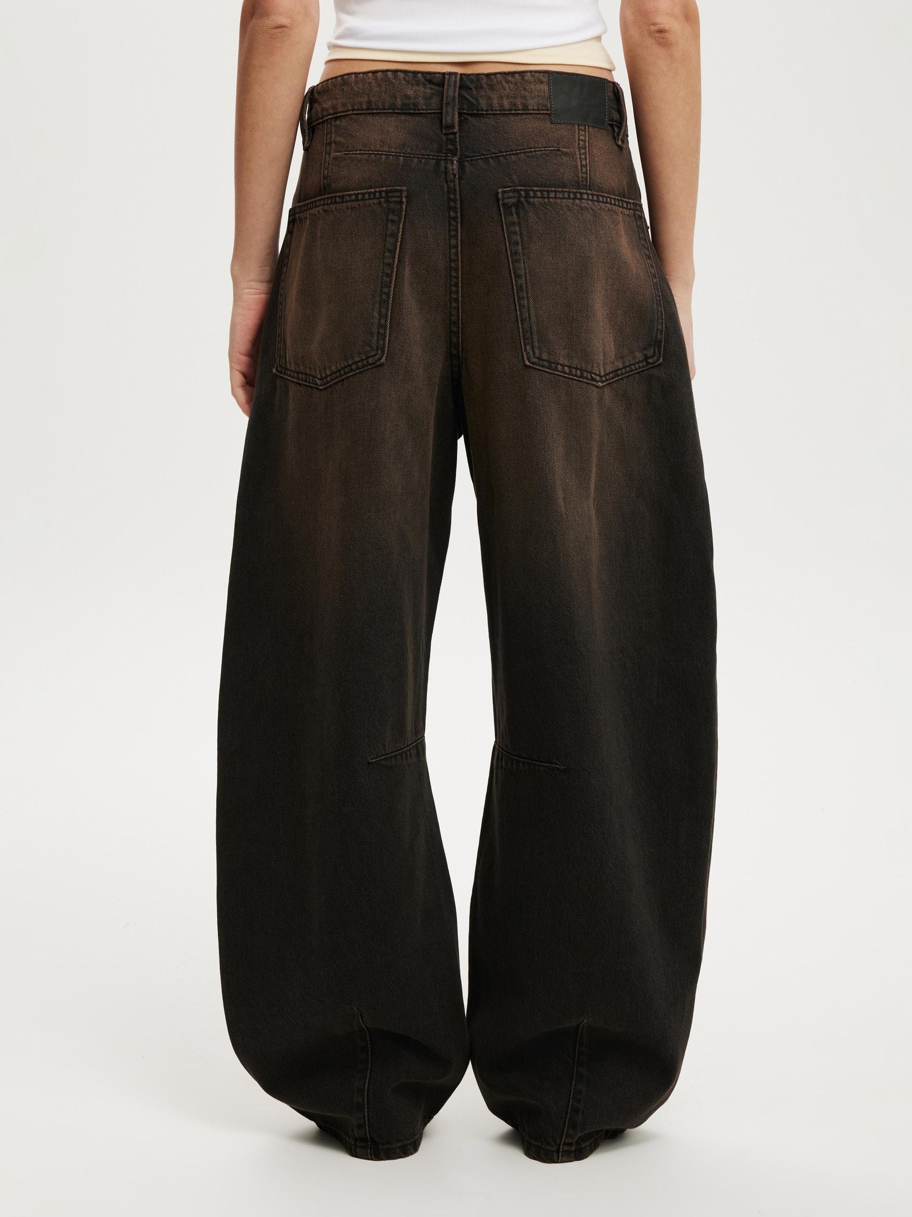 Zwart - Cotton On Barrel Jeans