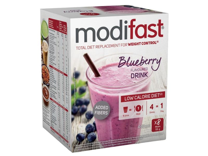 Modifast Drink Joghurt Heidelbeere 8 x 55 g Diätshake