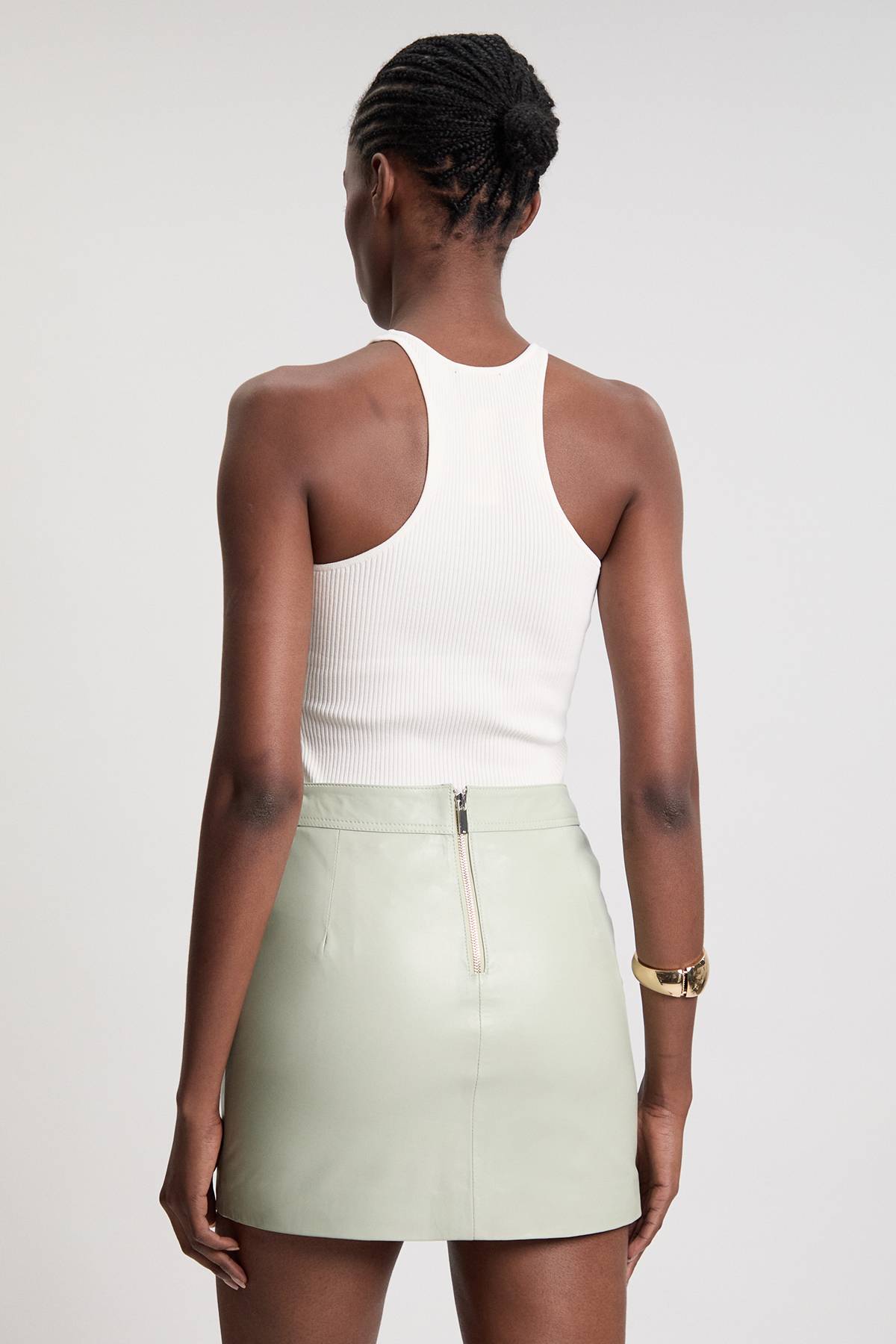 KarenMillen Mini-jupe en Cuir