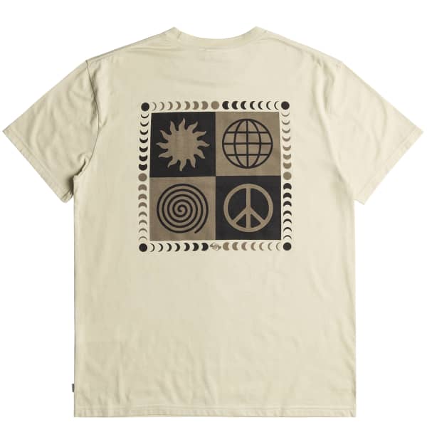 T-shirt QUIKSILVER PEACE PHASE SS TEE OYSTER WHITE