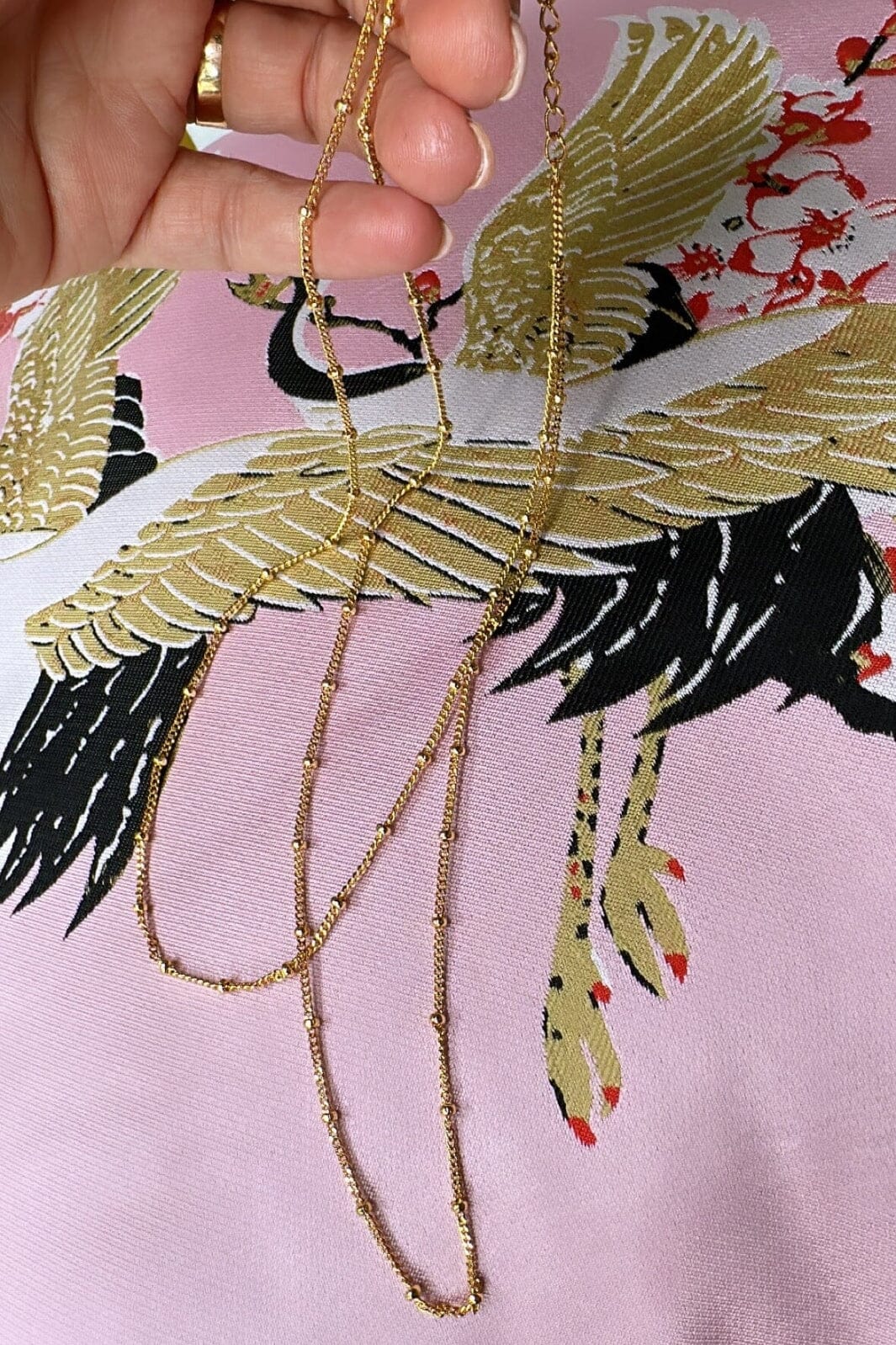 Mellow Moon Double Ball Necklace