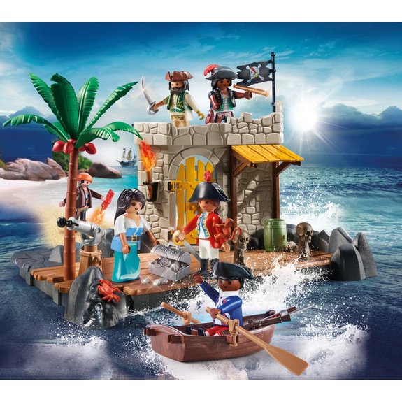 Ilot des pirates Playmobil My Figures 70979