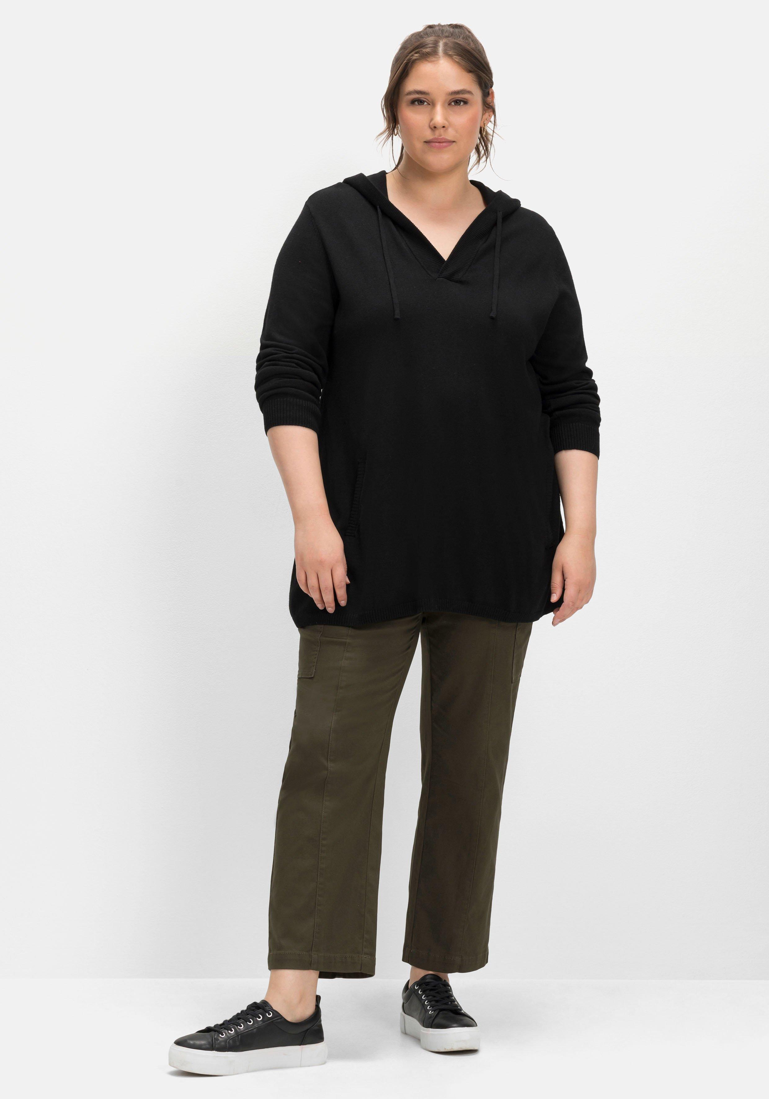 Pullover mit Kaschmir und leichter A-Linie