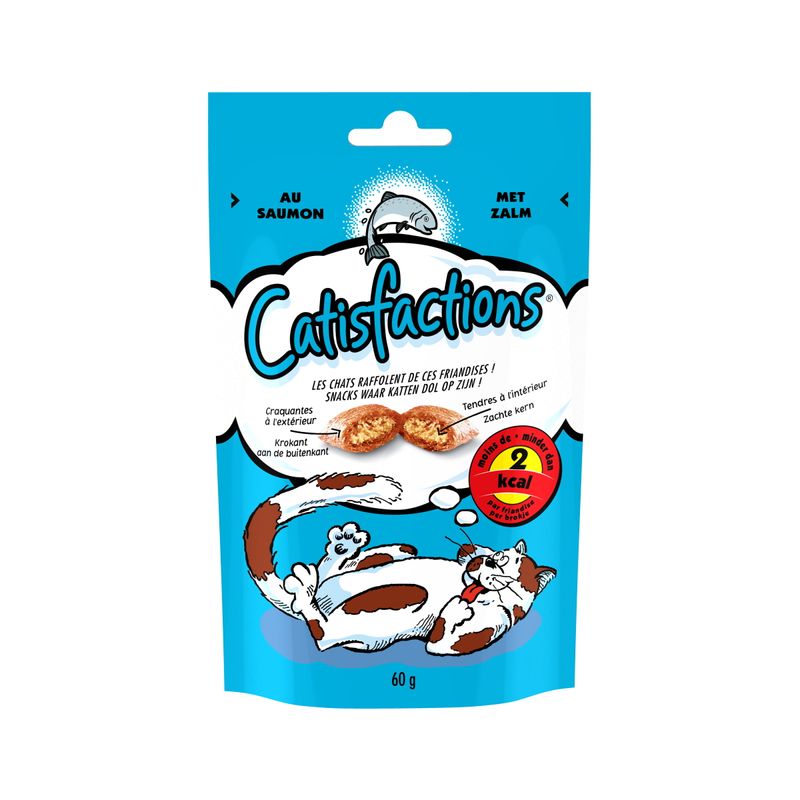Friandises Dreamies Catisfactions, saumon à prix discount sur bitiba.fr