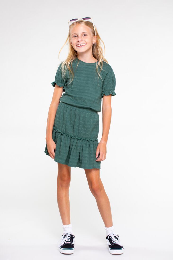 MOODSTREET petrol moodstreet minirok girls skirt structure