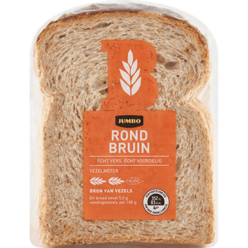 Jumbo - Rond Bruin -  Half