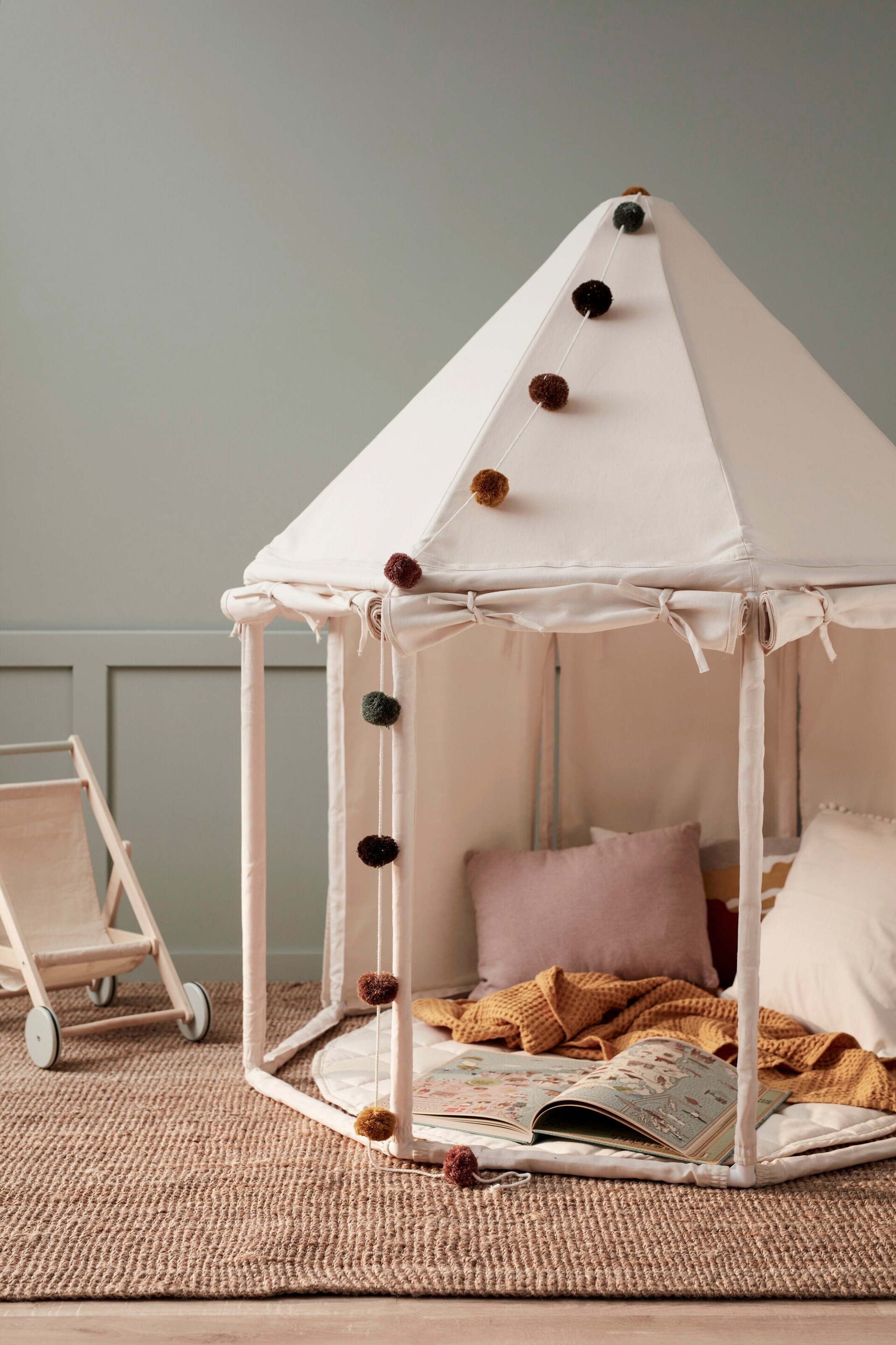 Kids Concept Pavillion Zelt Off-White