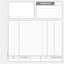 LE DAUPHIN Manifold 'Commandes', 210 x 148 mm, dupli