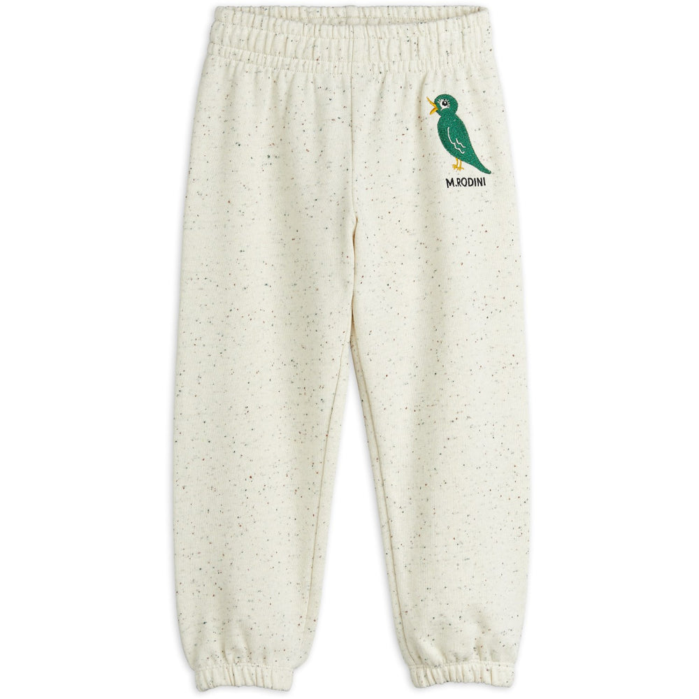 Køb Mini Rodini Offwhite Bird Emb Neps Sweatpants