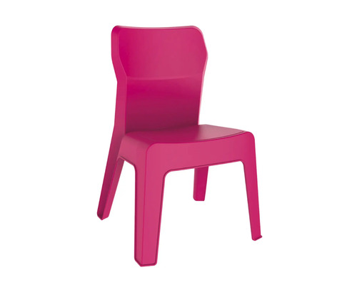 Jan kinderstoel van kunststof, 38x38,6x59,5 cm, fuchsia
