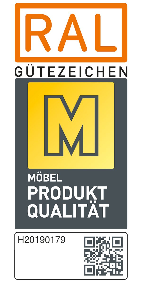 polsterpower Ecksofa - anthrazit - Basismodell - Ottomane links