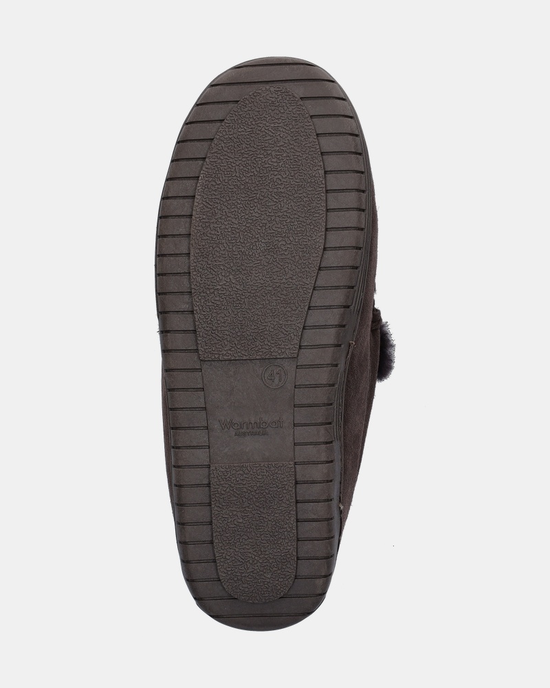 Warmbat Australia Grizzly Pantoffels  - bruin