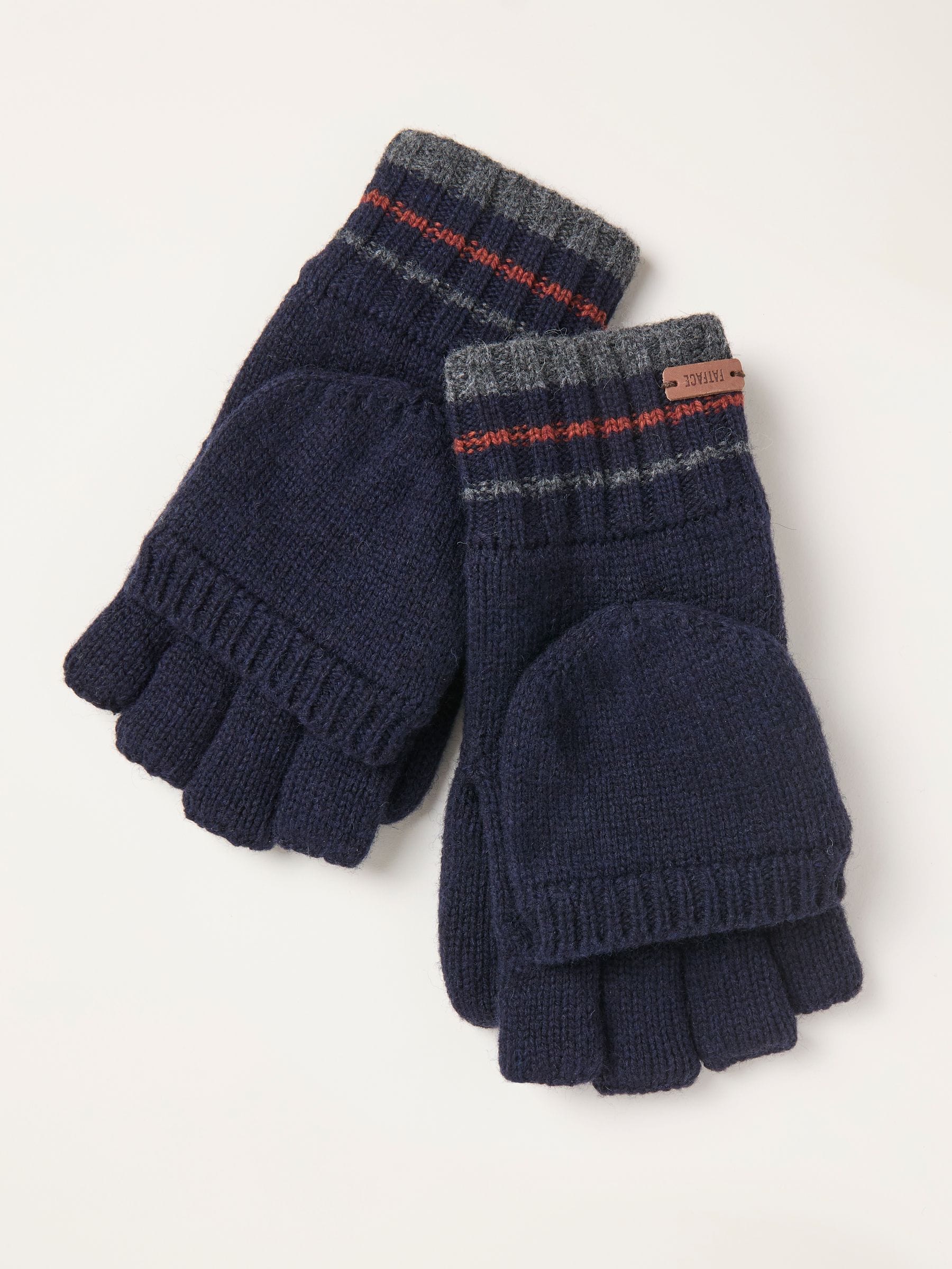 Marineblauw - FatFace Overflap Gloves