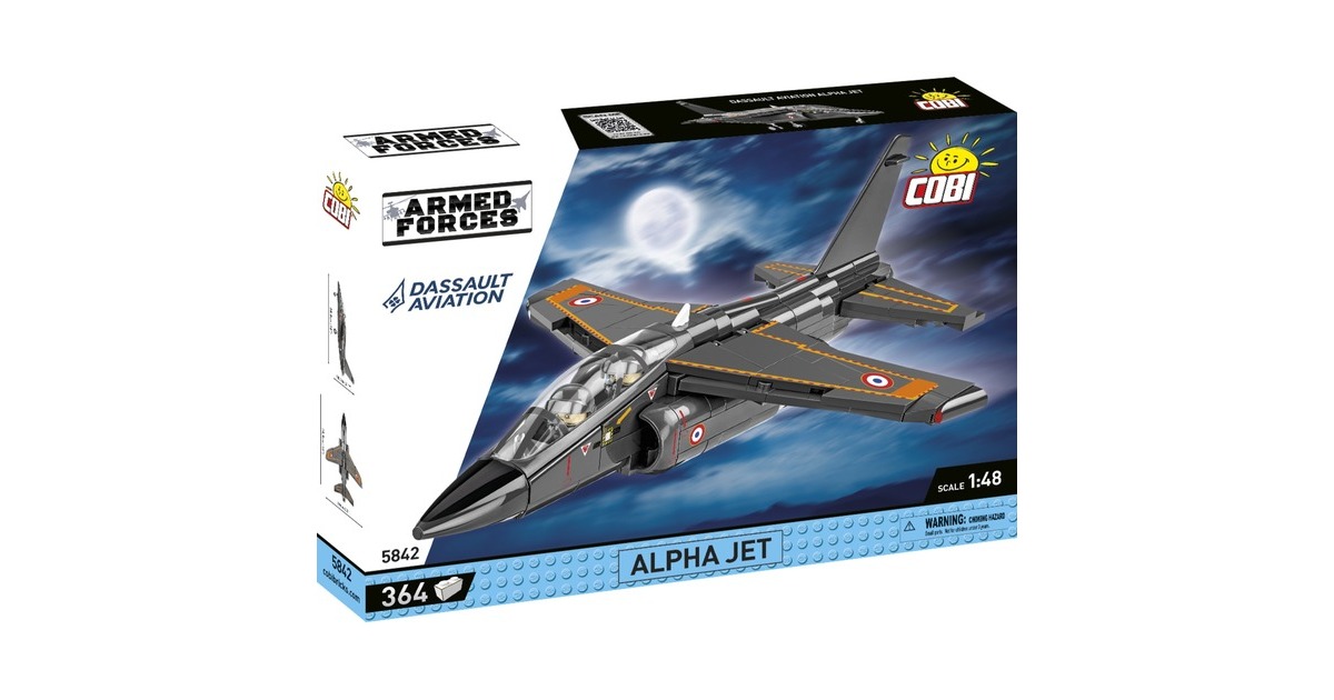 COBIArmed Forces - Alpha Jet Constructiespeelgoed  (Schaal 1:48)