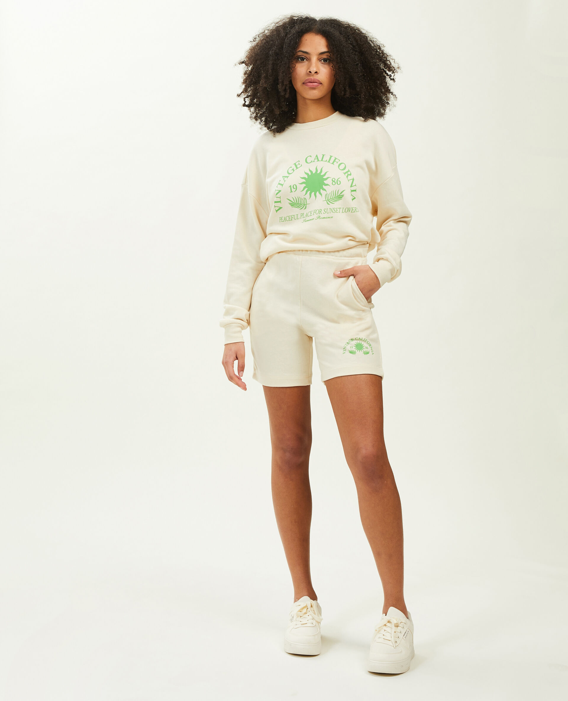 Short molleton - Beige
