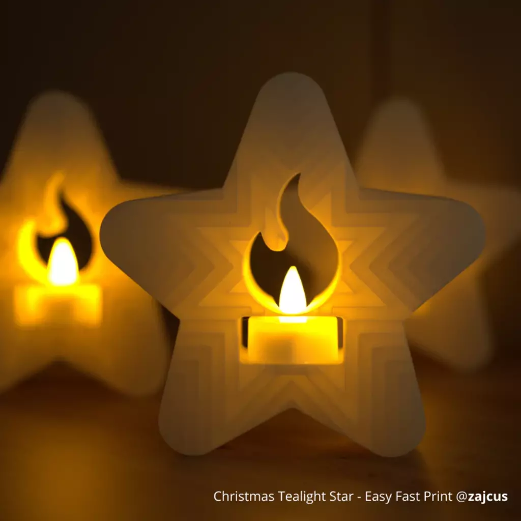 Bambu Lab  LED Flame Tea Light Candle Set Warm Yellow, 12 Stk    Ein Klick bis zum Kerzenschein!