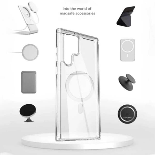 Galaxy S22 Ultra Magsafe Mobile Shell Transparent