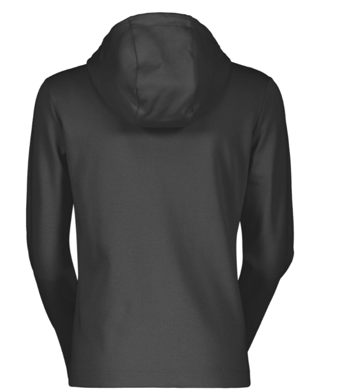 SCOTT Tech Zip Hoody til Kvinder, Sort
