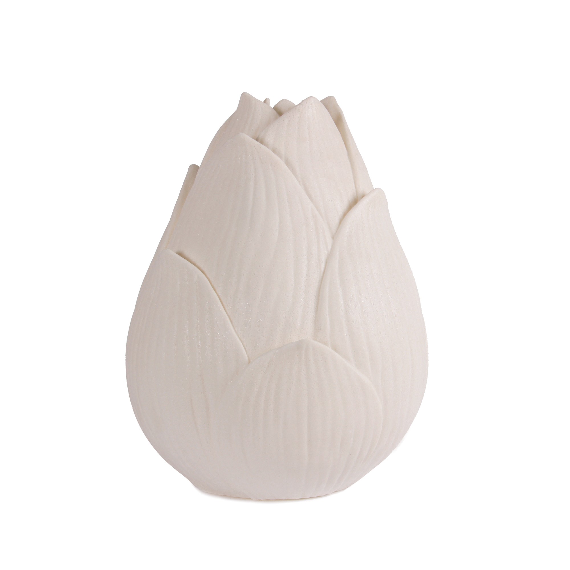 Leuchte 'Lotus', off-white, Ø 31 cm, H 40 cm von fischer's lagerhaus