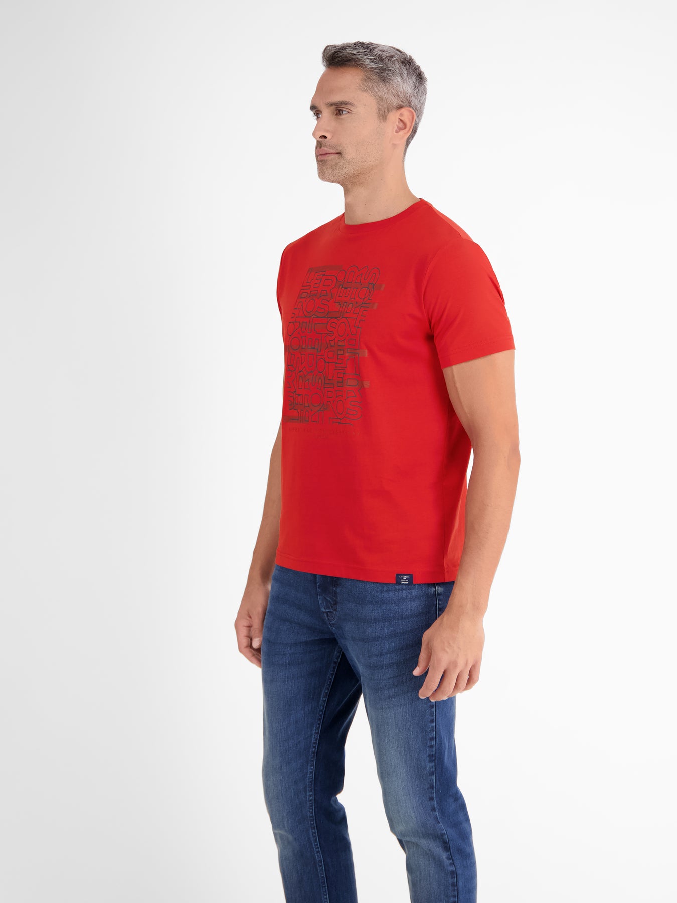 T-Shirt mit Logoprint und Rundhalsausschnitt