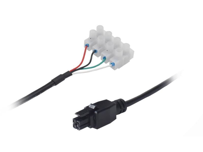 Teltonika Strom Kabel 4-Pin Microfit mit 4-Way Terminal Blo Teltonika 4-Pin Microfit Stromkabel 1.5m mit Klemmleiste