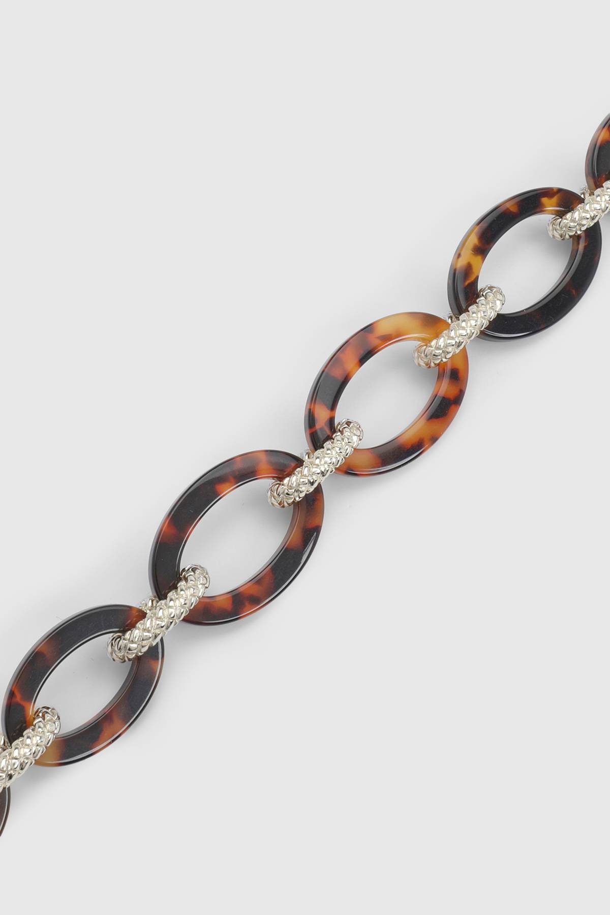 KarenMillen Collier à Maillons Tressés en Acrylique