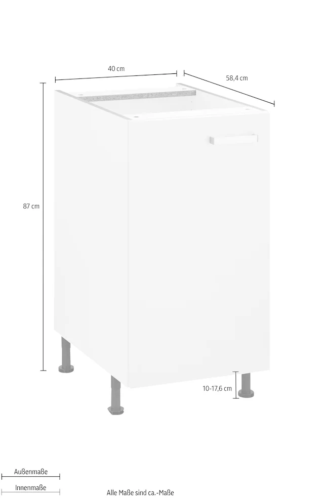 OPTIFIT Unterschrank »Parma« Breite 40 cm