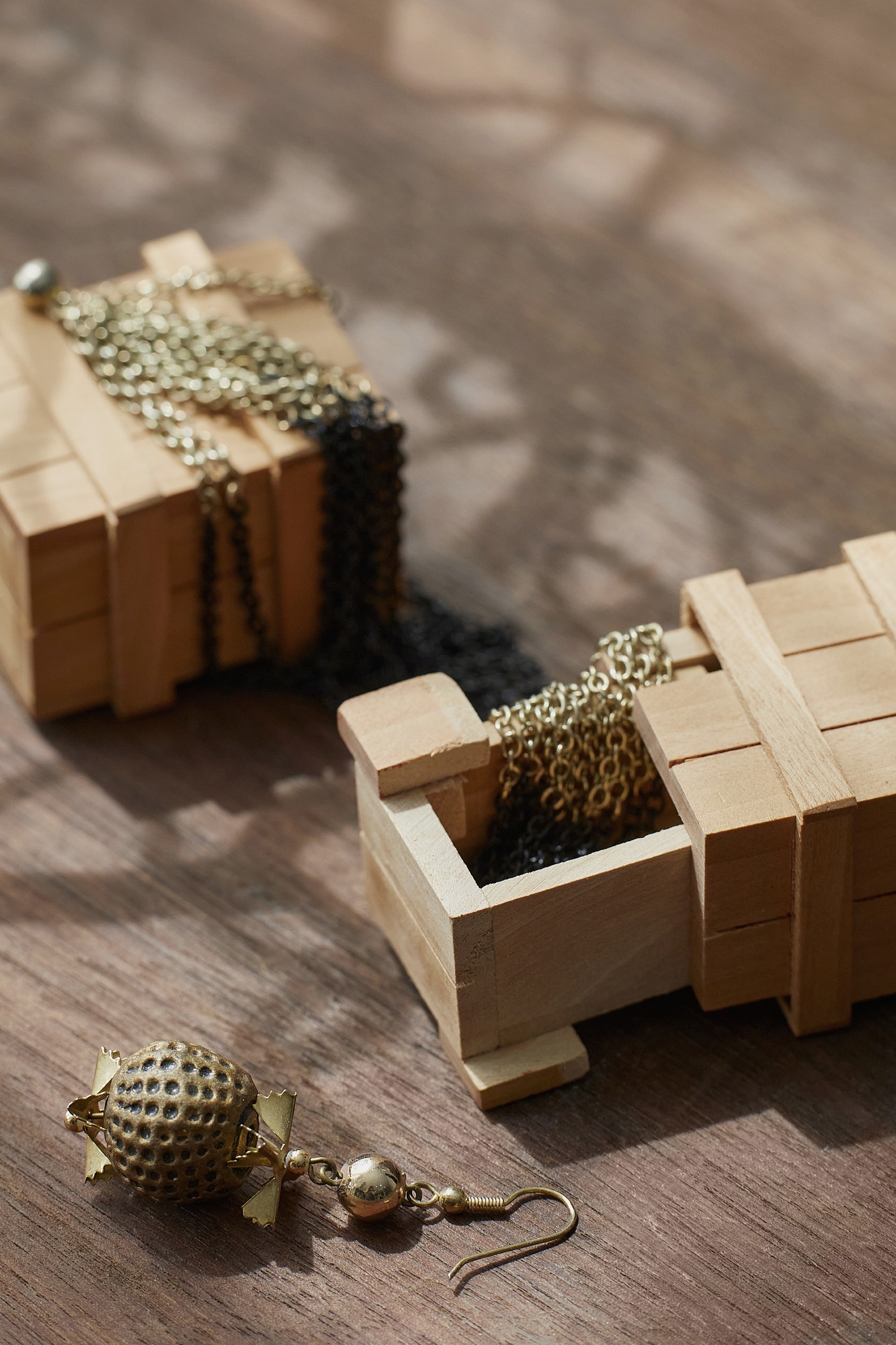 Secret Box, natur, B 5 cm, H 3,5 cm, L 4 cm von fischer's lagerhaus