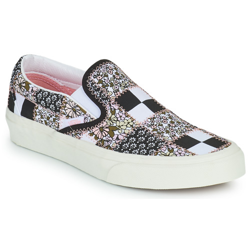 Vans - Classic Slip-On - Noir / Blanc / Rose