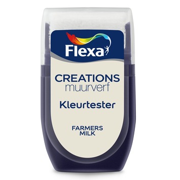 Flexa Creations muurverf Kleurtester Farmers Milk mat 30ml
