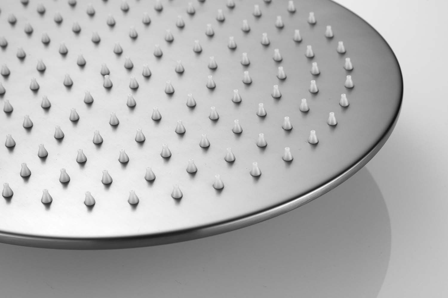 Saniclear Vision ronde douchekop 30cm verouderd ijzer - gunmetal