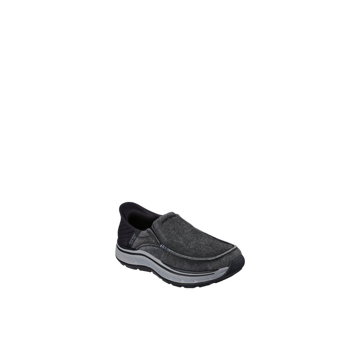 2X les points-Remaxed-m-Mocassins Chaussures Décontractées - Talon plat - Noir