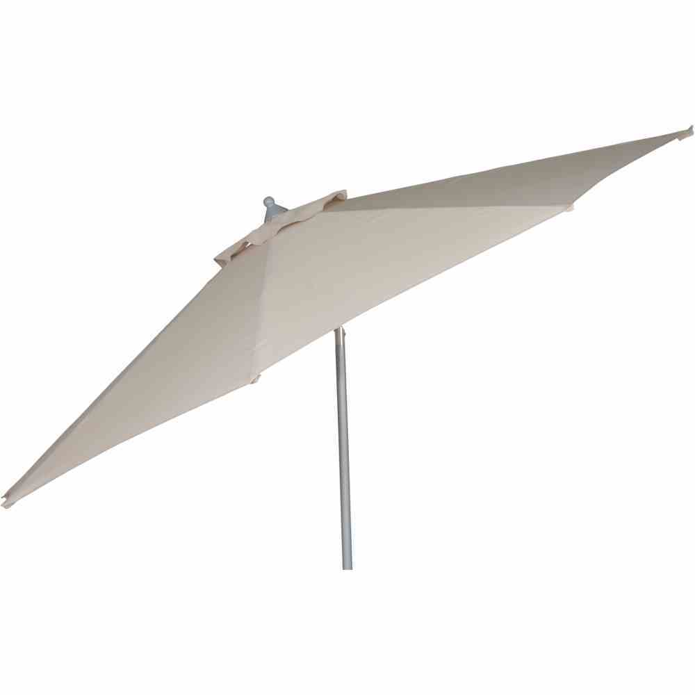Mittelstockschirm PUSH PRO - natur - Polyester - 300 cm