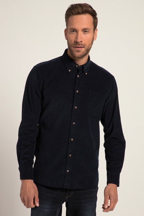 Cord-Hemd, Tracht, Langarm, Buttondown-Kragen, Modern Fit