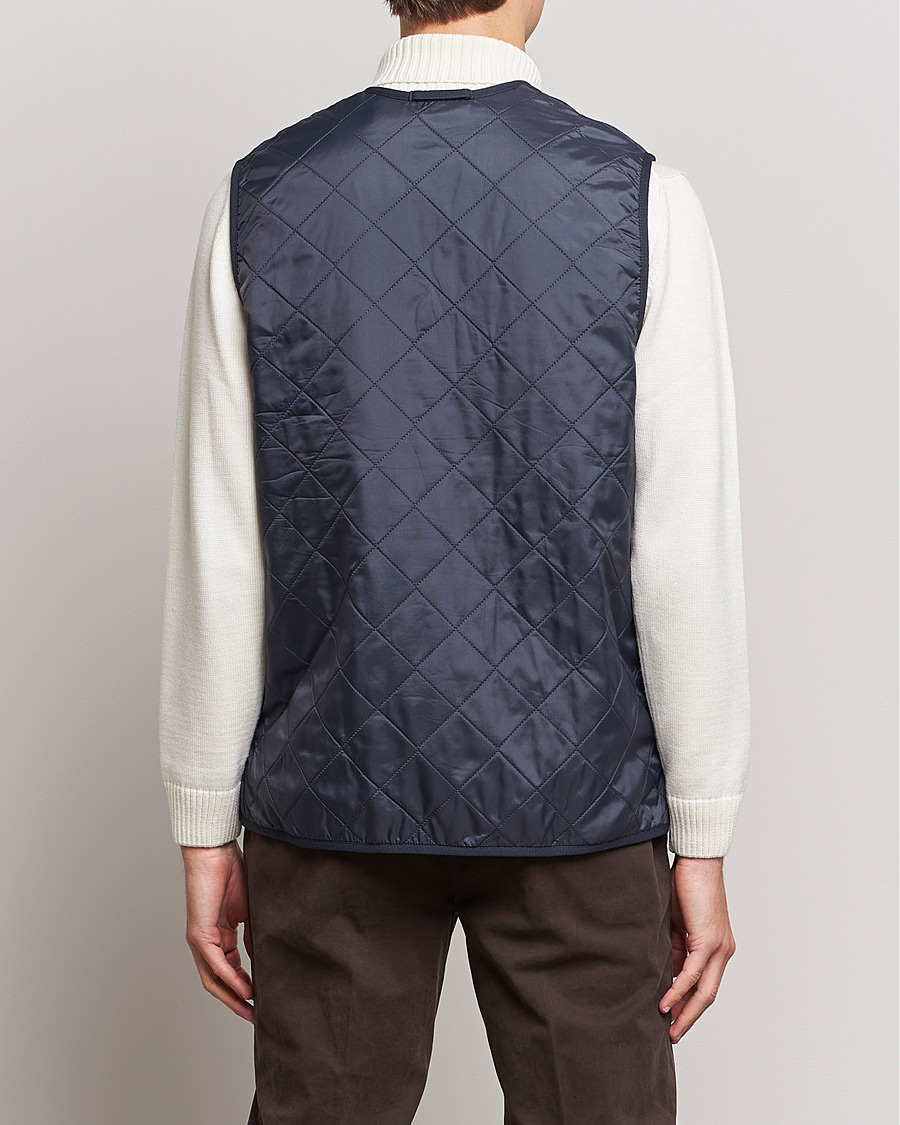 Barbour Lifestyle Quilt Waistcoat/Zip-In Liner Navy