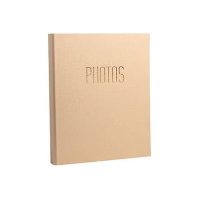 Exacompta OfficeByMe - Album photo classeur - 60 pages noires - beige