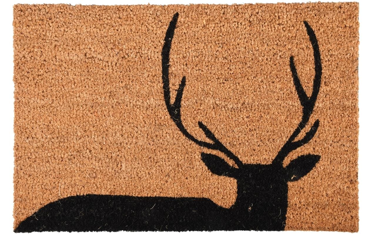 Fussmatte Hirsch 40 cm x 60 cmTürmatte aus Kokosfasern