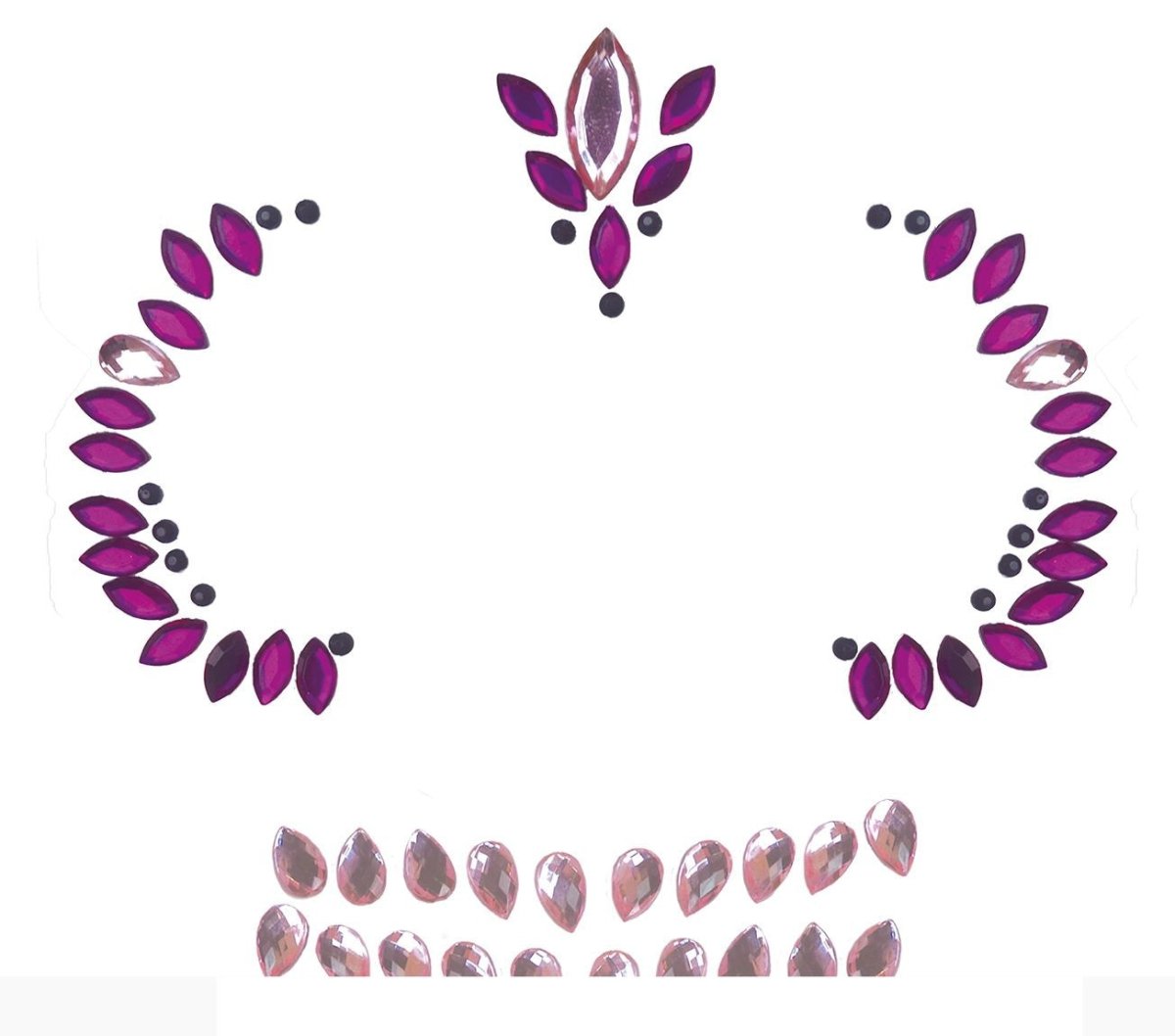 Halloween Plak Diamantjes Lila