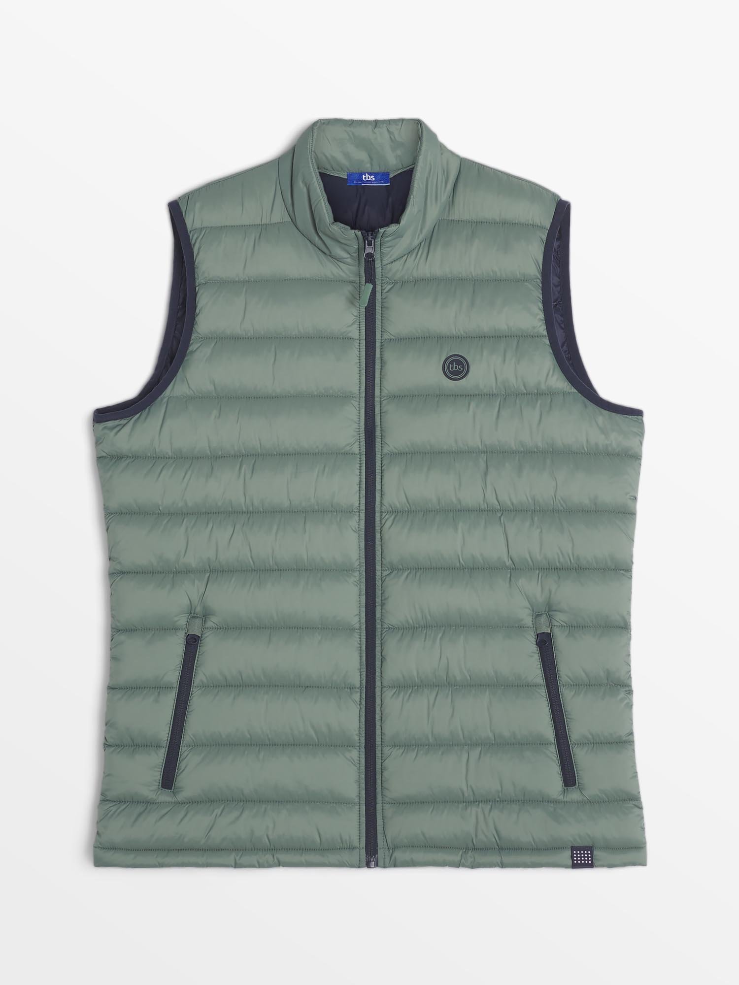 Doudoune Homme Sans Manches Vert