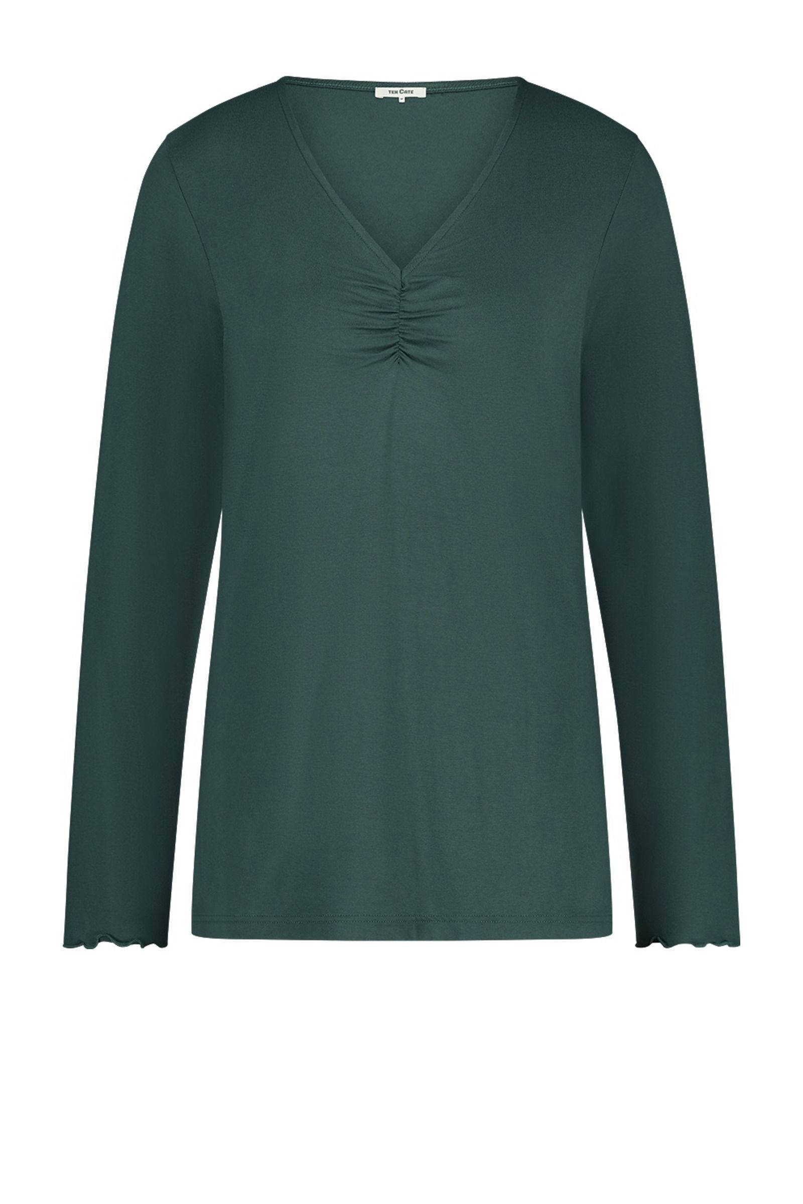 ten Cate pyjama donkergroen/donkergrijs