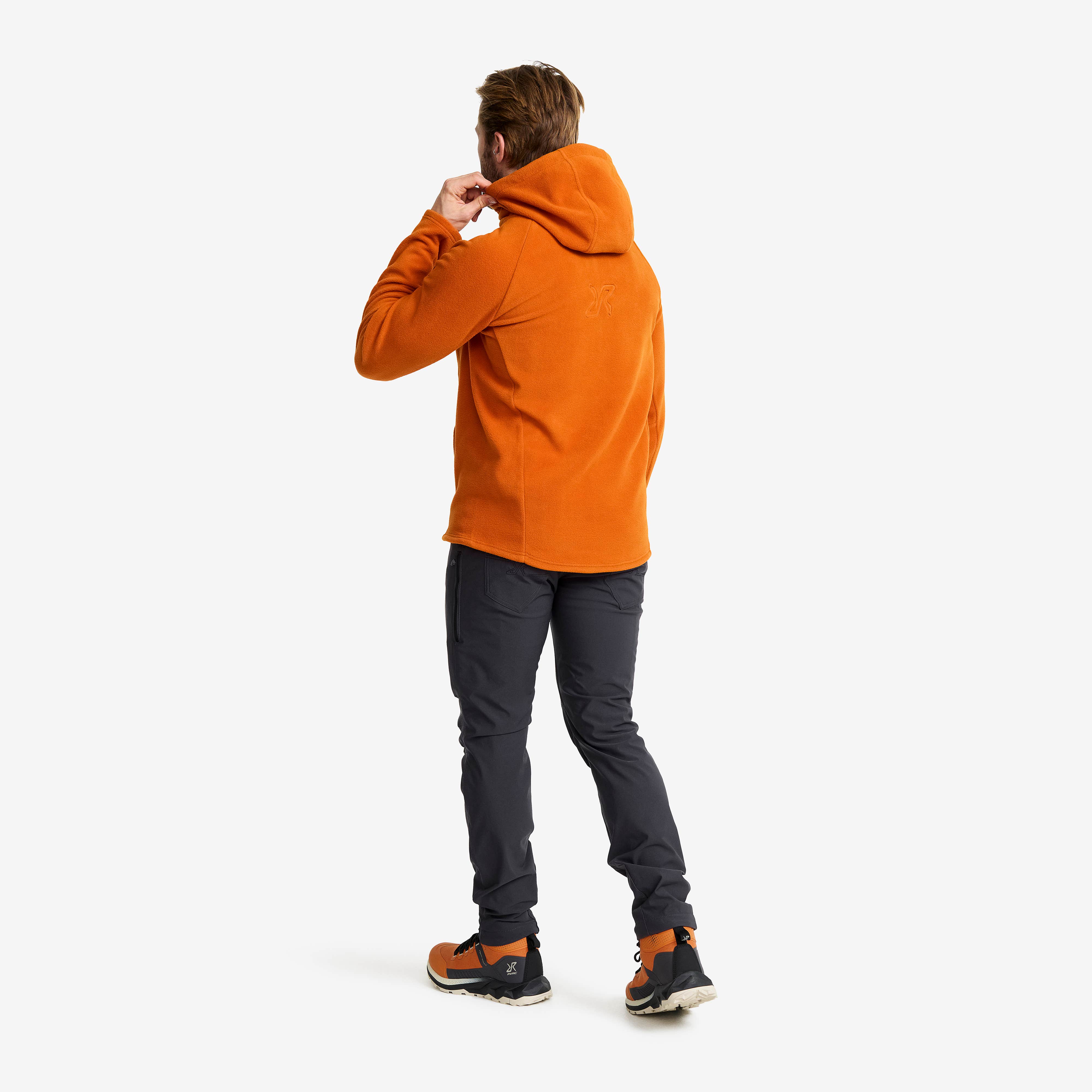 Polar Fleece Hoodie Herre Hawaiian Sunset
